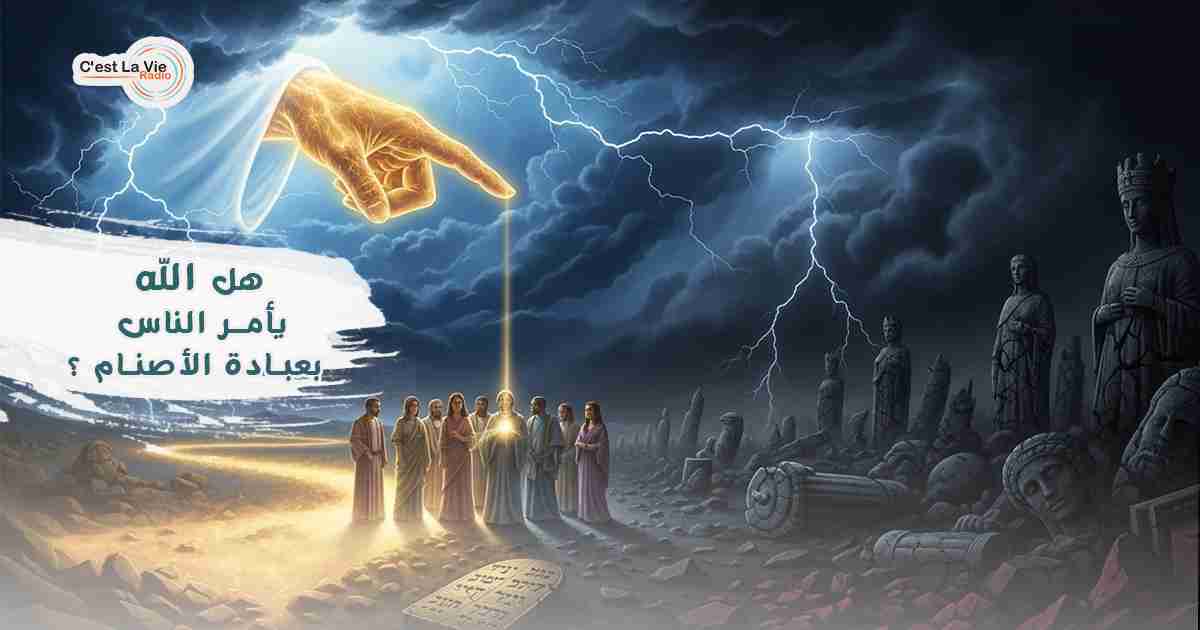 هل الله يأمر الناس بعبادة الأصنام ؟