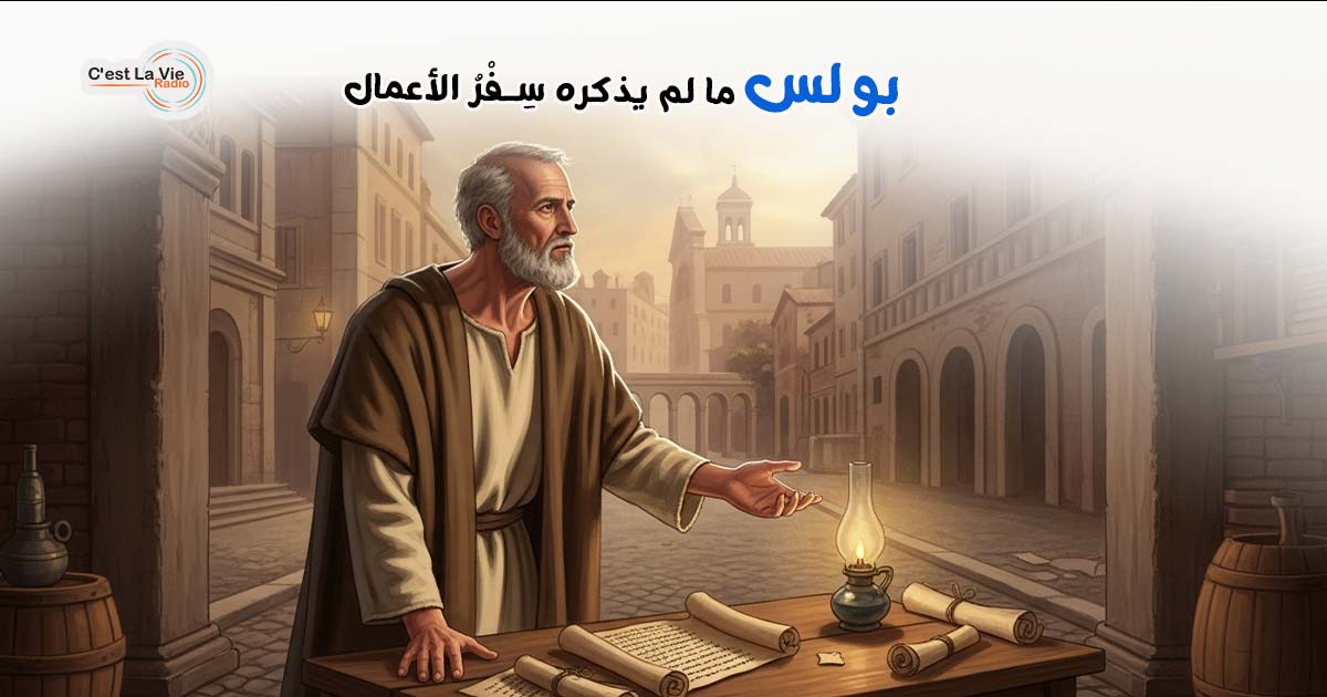 بولس- ما لم يذكره سِفْرُ الأعمال